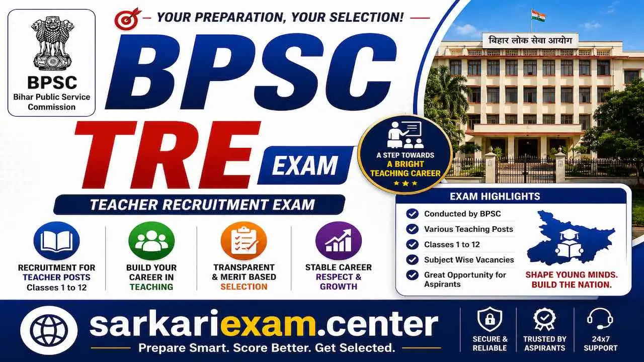 BPSC TRE Exam Pattern Eligibility Syllabus