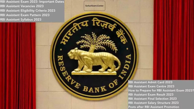 RBI Assistant Exam 2024: Dates, Admit Card, Vacancies, Eligibility, Syllabus