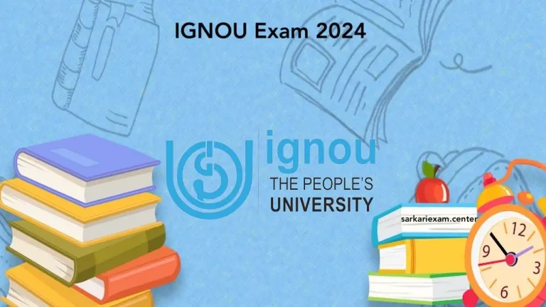 IGNOU Exam 2024