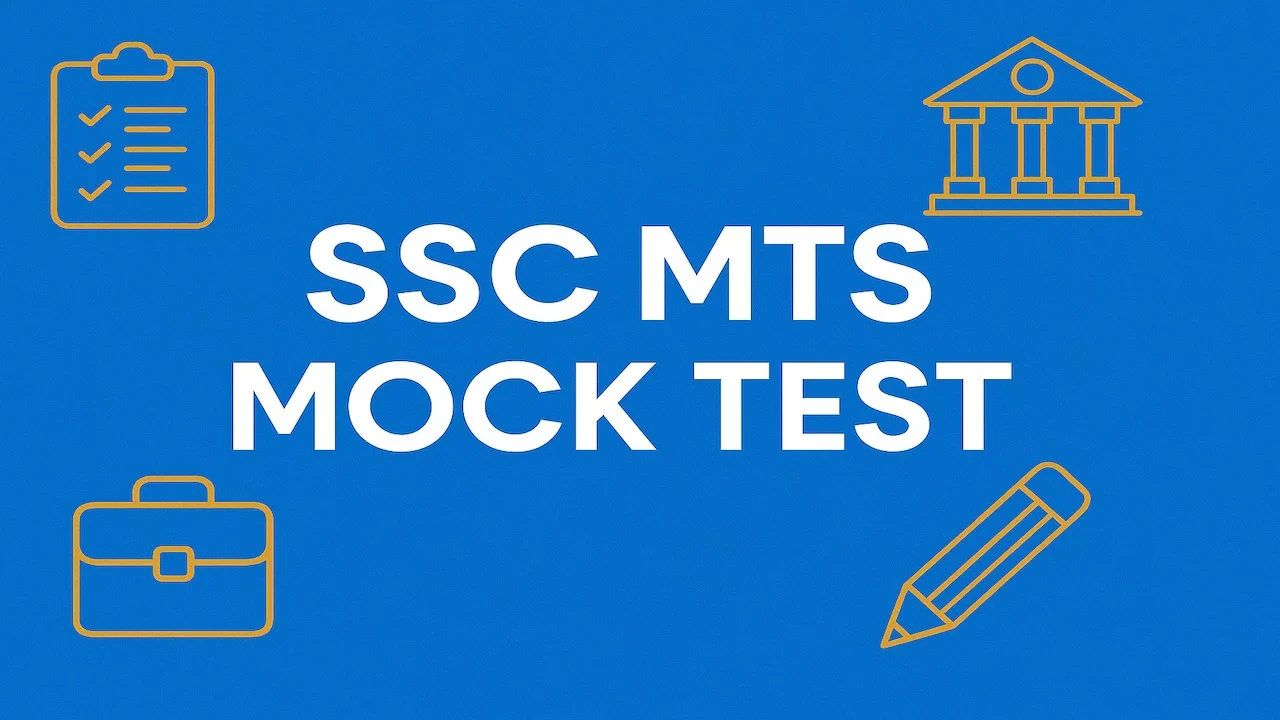 SSC MTS Mock Test