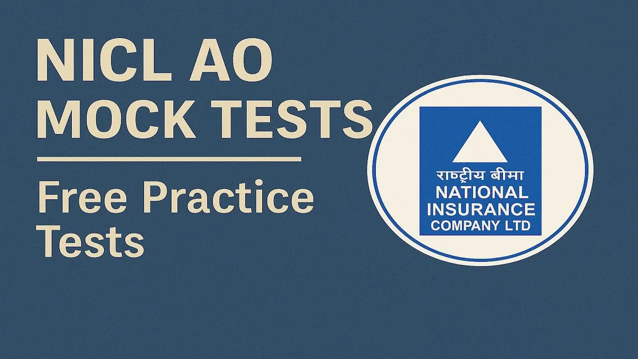 NICL AO Mock Tests