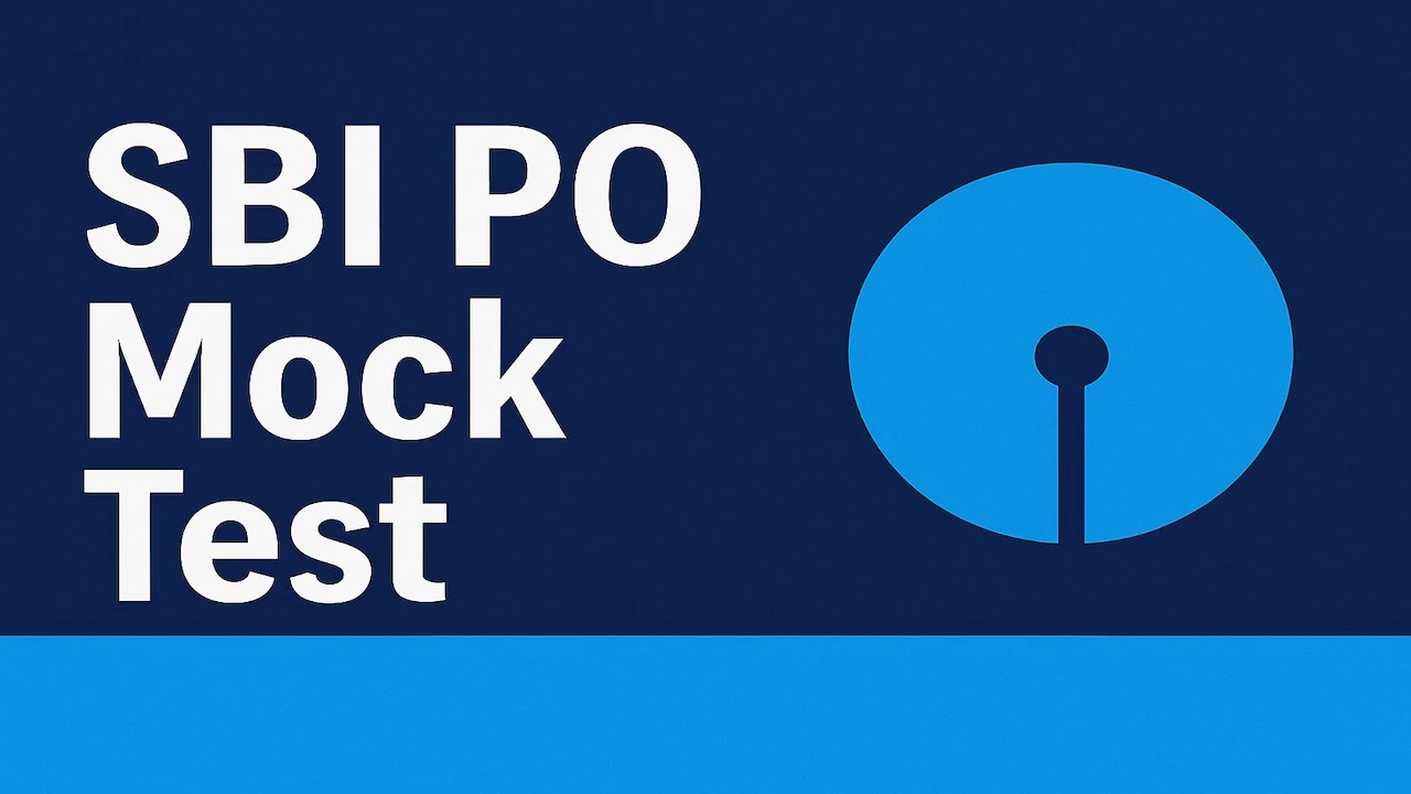 SBI PO Mock Test