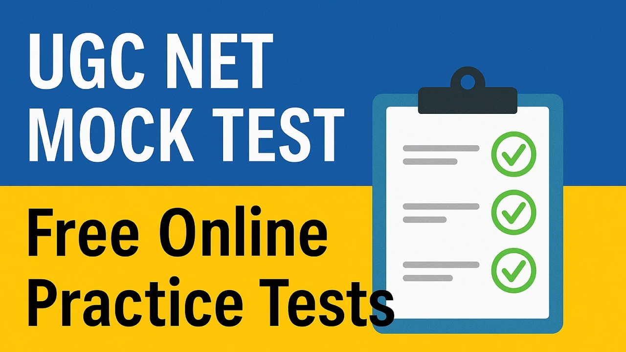 UGC NET Mock Test Free Online Practice Tests