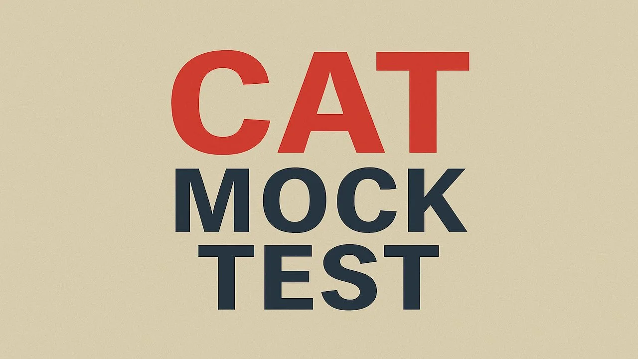 CAT Mock Test Free Online