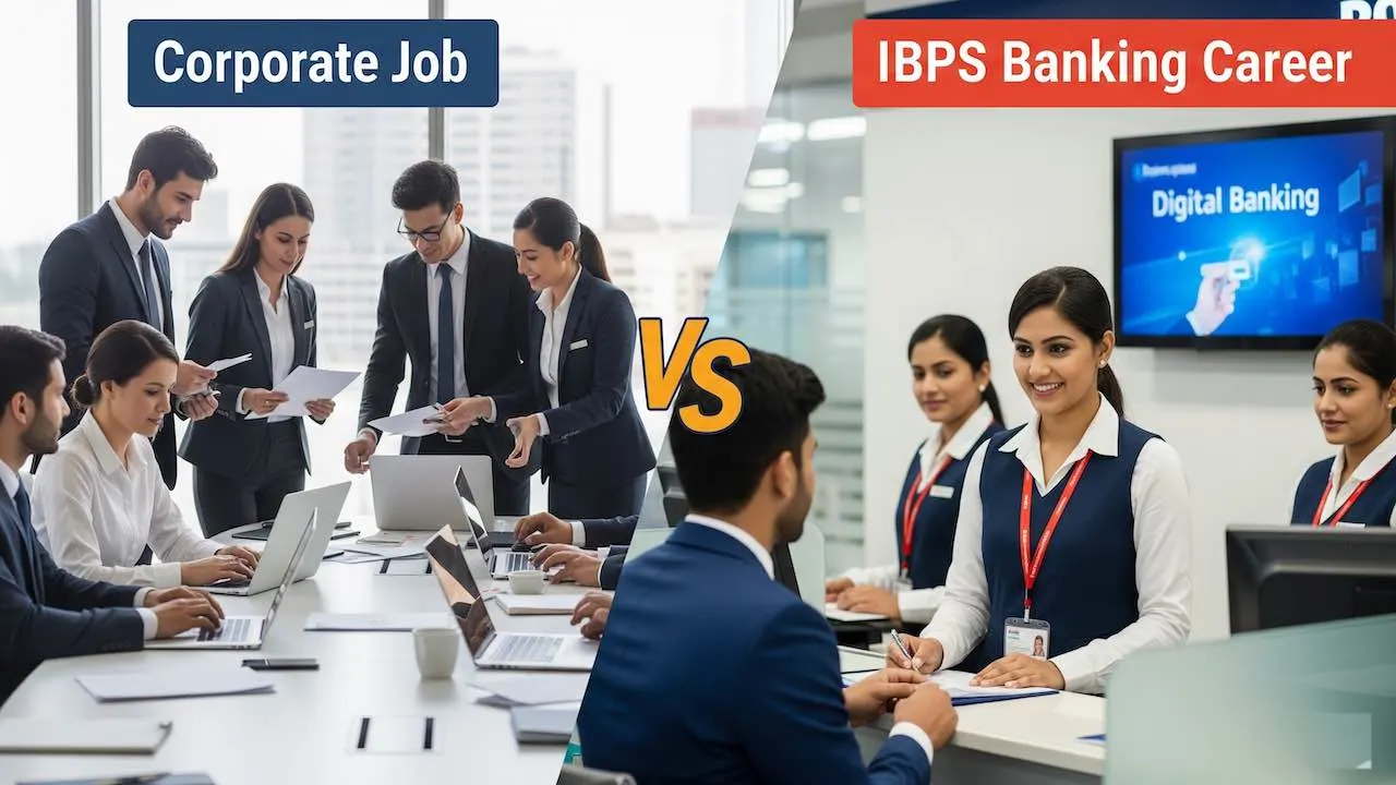 Corporate Job vs IBPS Banking Career Complete Comparison