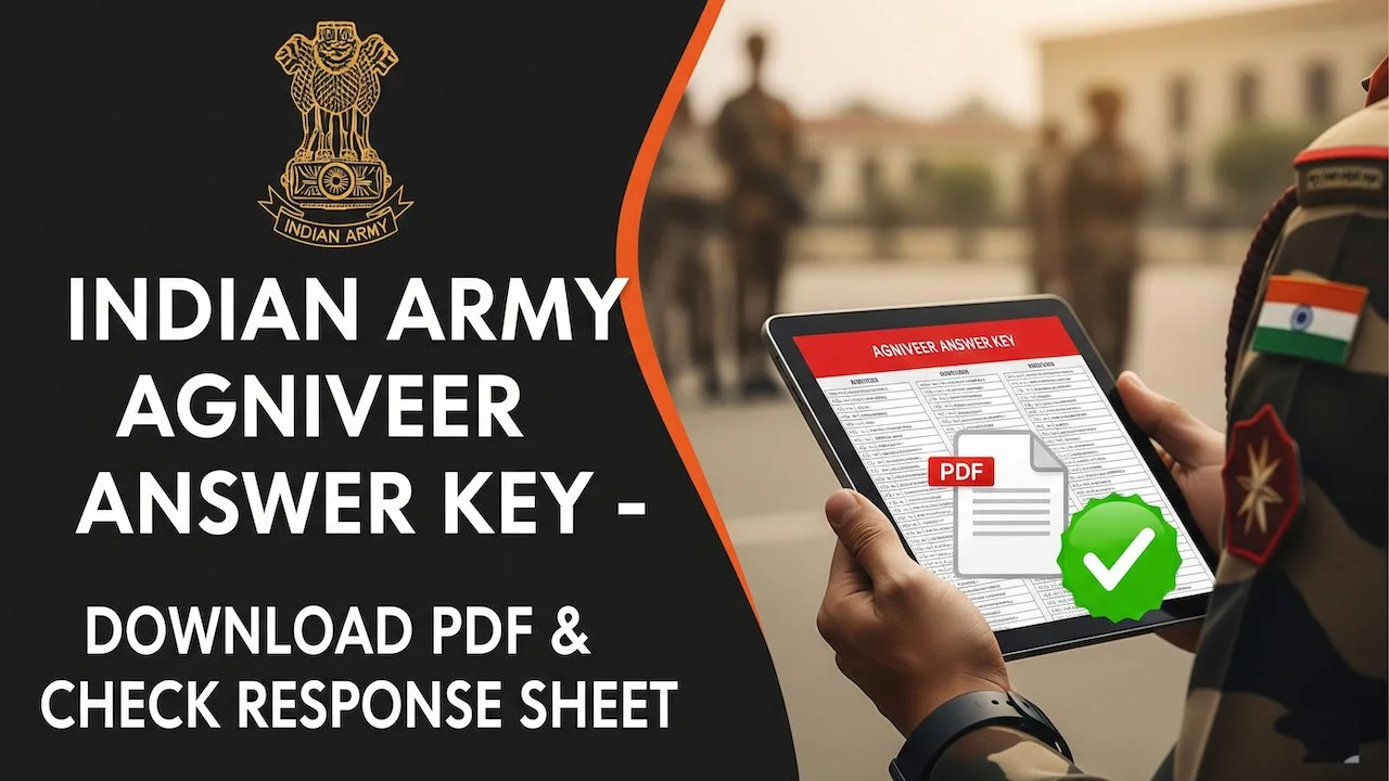 Indian Army Agniveer Answer Key Download PDF Check Response Sheet