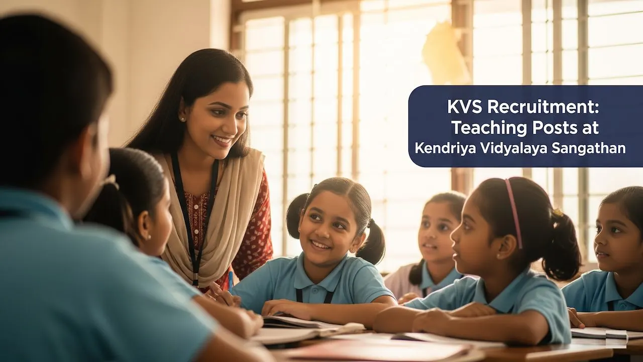 KVS Recruitment Latest Teaching Posts PGT TGT PRT