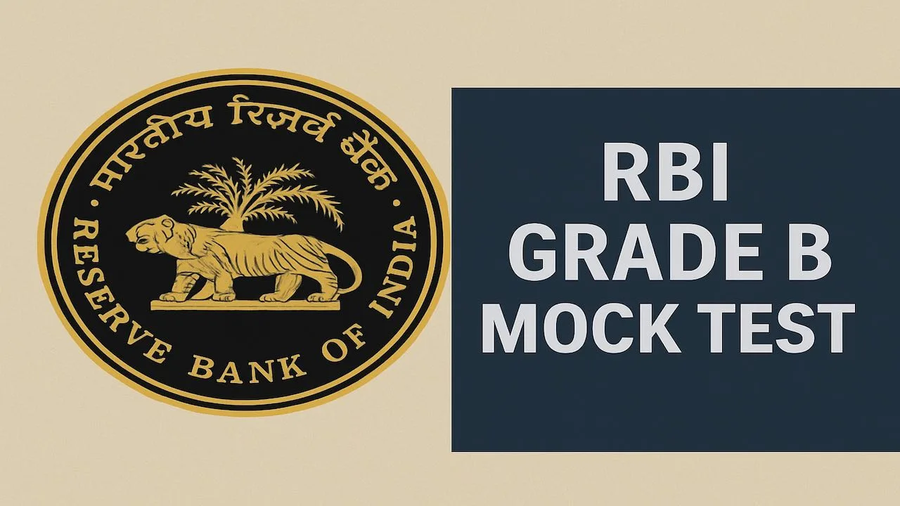 RBI Grade B Mock Test