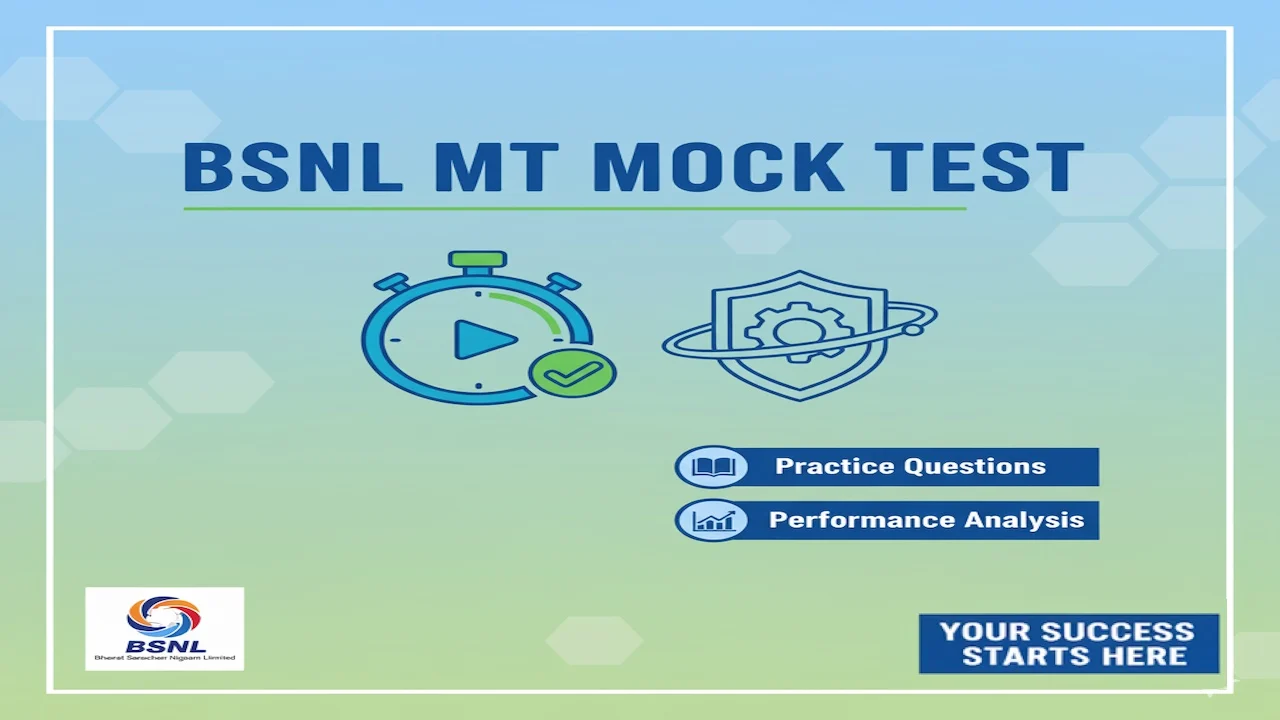 BSNL MT Mock Test