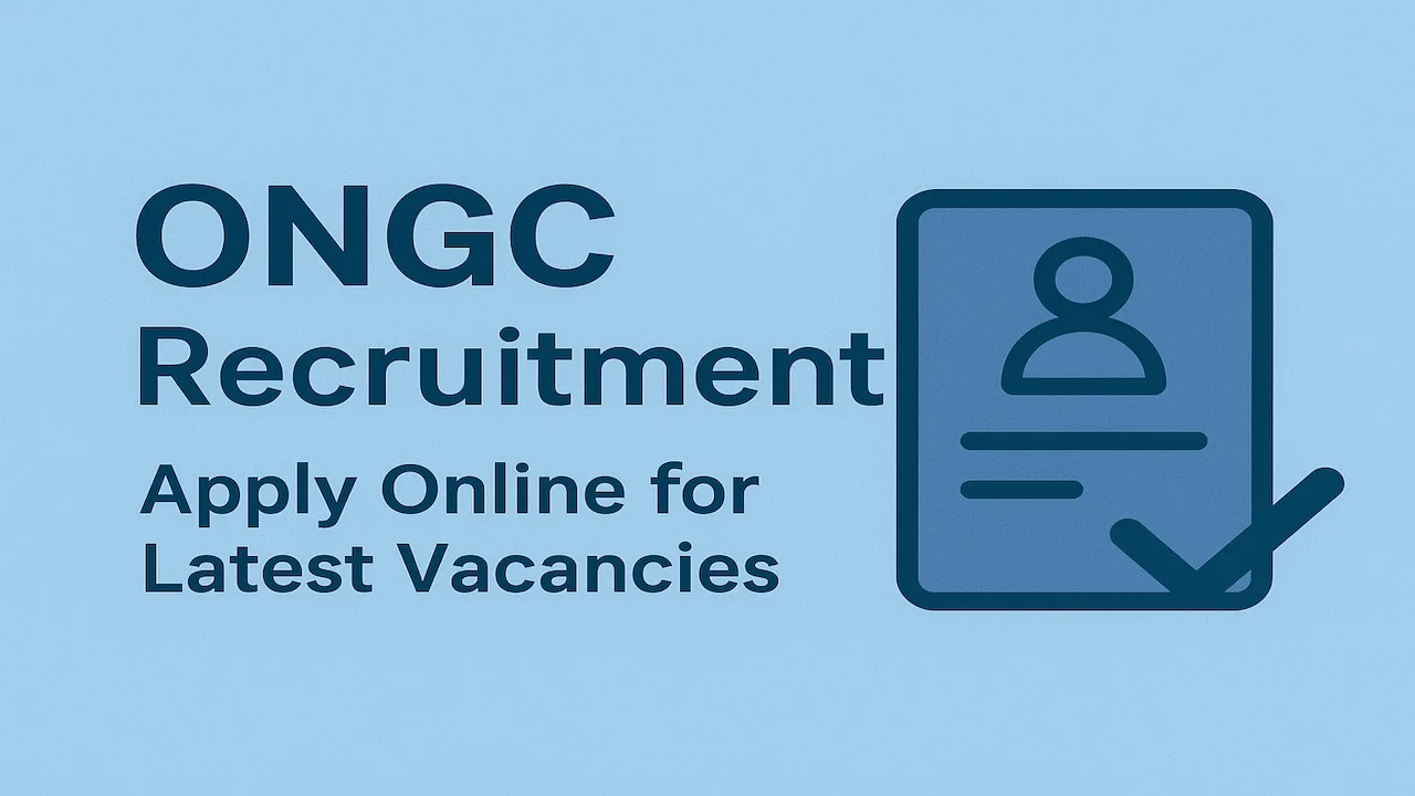 ONGC Recruitment