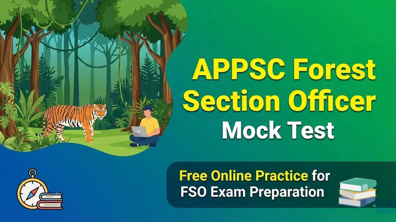 APPSC Forest Section Officer Mock Test