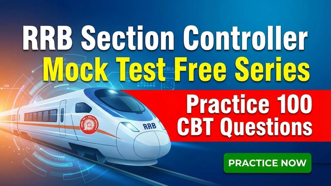 RRB Section Controller Mock Test Free Series