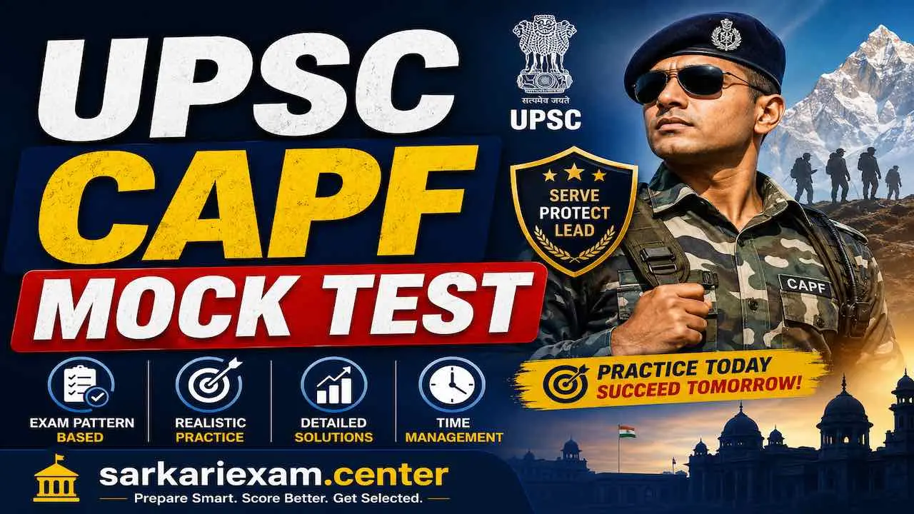 UPSC CAPF Mock Test