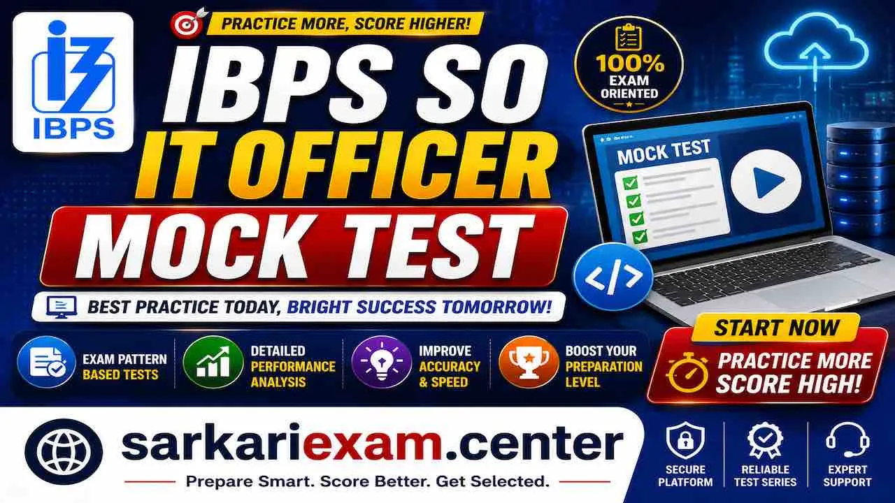 IBPS SO IT Officer Mock Test