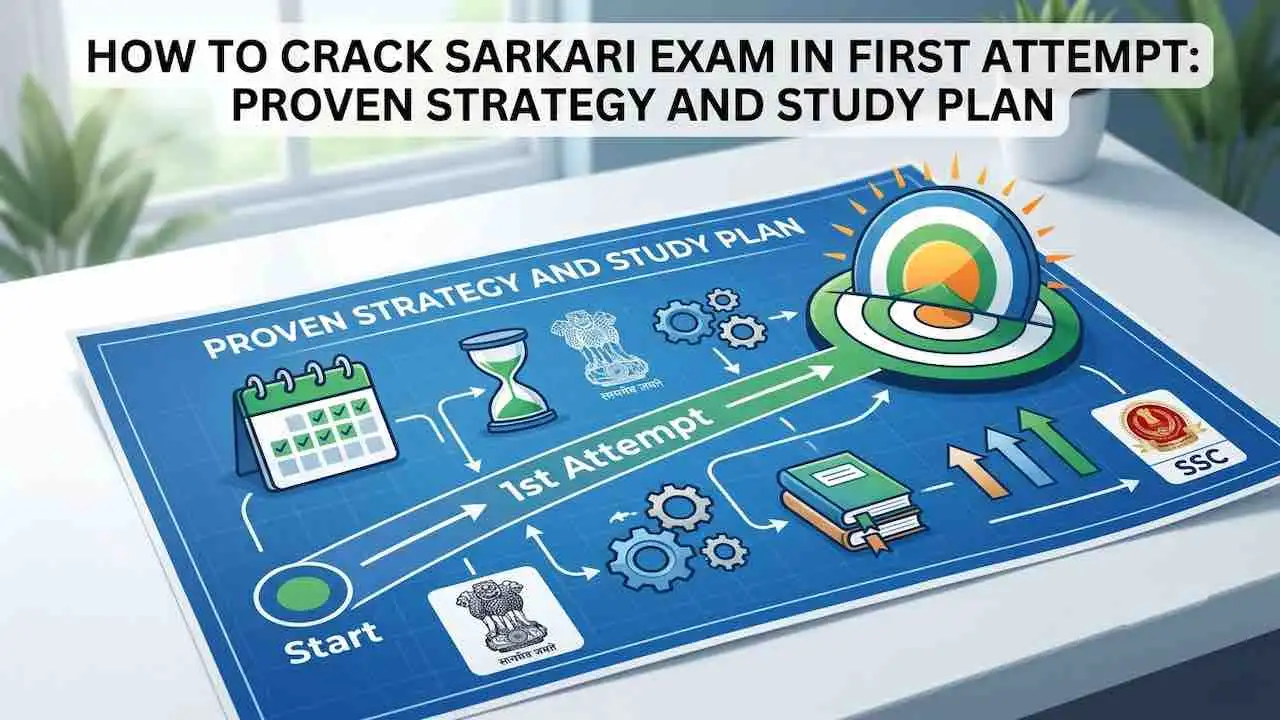 How to crack sarkari exam in first attempt