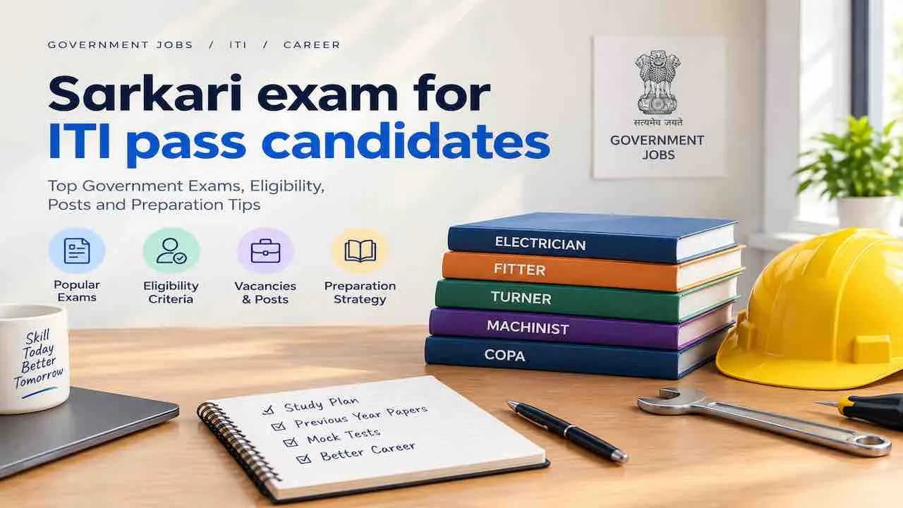 Sarkari exam for ITI pass candidates